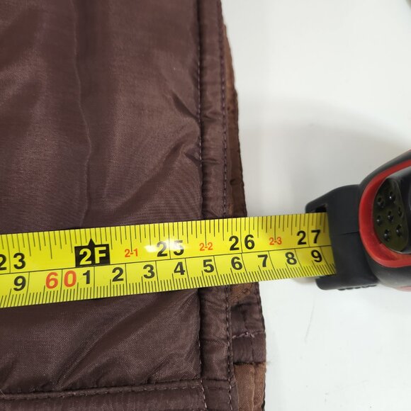 Vintage Lucerne (Korea) Belted Quilted Brown Jacket Size Asian Medium - Picture 8 of 8